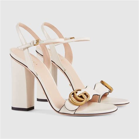 gucci sabot sandale weiß|GUCCI® Women's Sandals: Designer Leather Sandals.